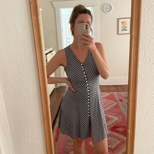 VINTAGE 80s/90s pearl button dress